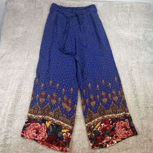 ettitwa by anthropologie Paisley Wide Leg Women's Pants Size 8